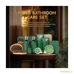 پک 32 عددی Shea butter bath and beard care kit برند Badgirrl مخصوص آقایان4