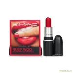 رژ لب mac مدل mini mac ruby woo retro matte lipstick
