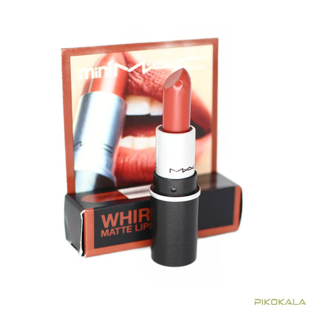 رژ لب mac مدل mini mac whirl matte lipstick